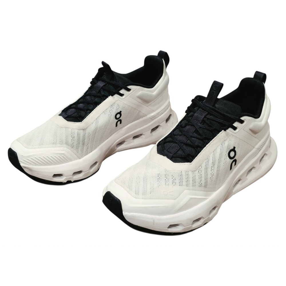On Cloudmonster 2 Womens Size 7 White Black Running Shoes 3WD10104038 Sneaker